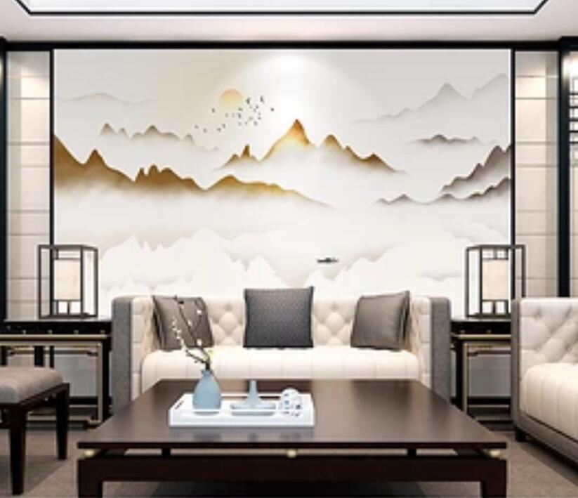 3D Misty Valley 363 Wall Murals Wallpaper AJ Wallpaper 2