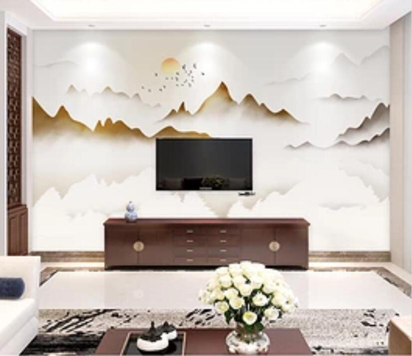 3D Misty Valley 363 Wall Murals Wallpaper AJ Wallpaper 2