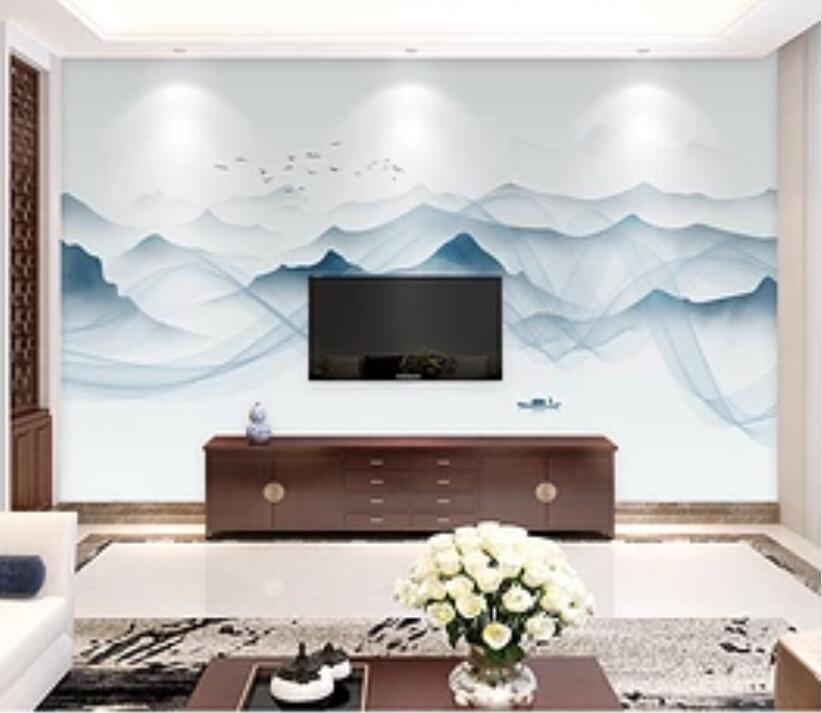 3D Misty Valley 362 Wall Murals Wallpaper AJ Wallpaper 2