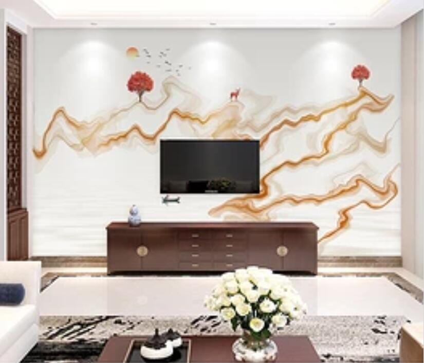 3D Color Wave 1713 Wall Murals Wallpaper AJ Wallpaper 2