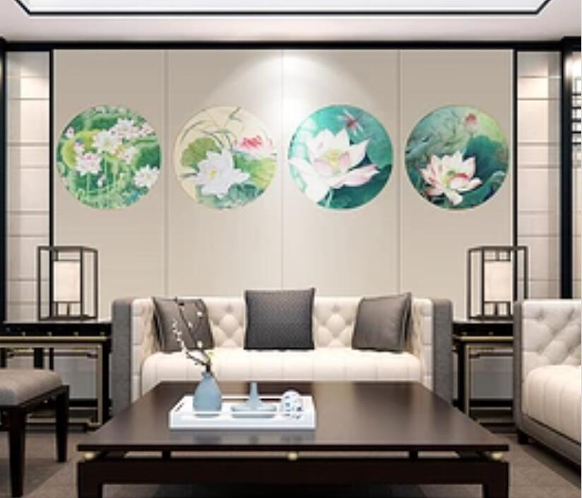 3D Beautiful Lotus 1680 Wall Murals Wallpaper AJ Wallpaper 2