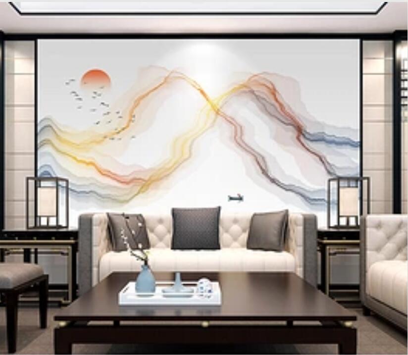 3D Colored Mountain 277 Wall Murals Wallpaper AJ Wallpaper 2
