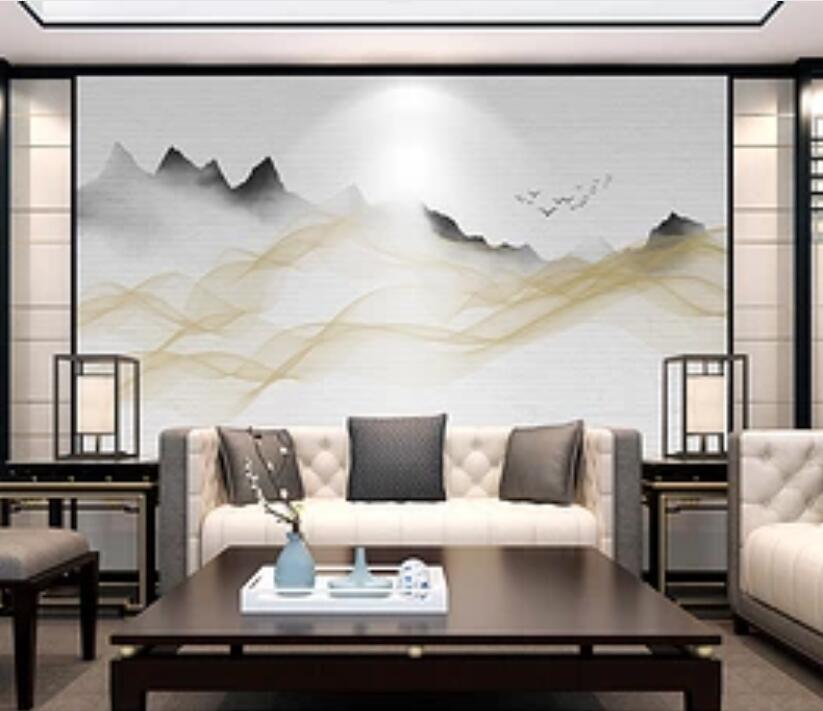3D Colored Lines 217 Wall Murals Wallpaper AJ Wallpaper 2