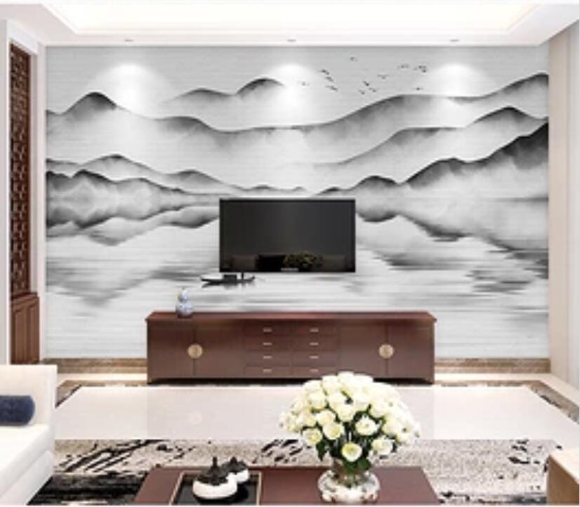 3D River Boat 1608 Wall Murals Wallpaper AJ Wallpaper 2