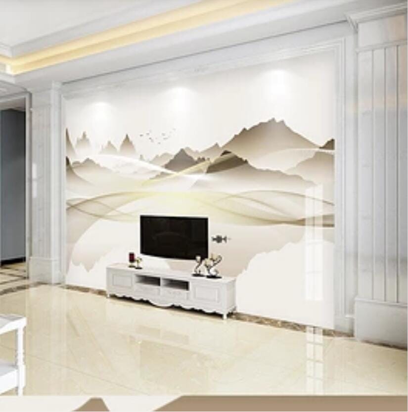 3D Mountain River 1428 Wall Murals Wallpaper AJ Wallpaper 2