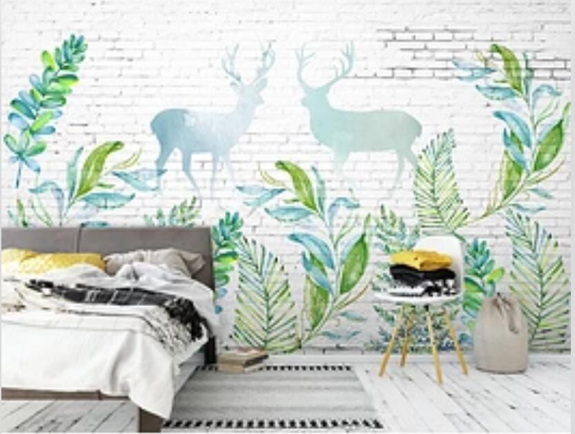 3D Little Deer Woods 1442 Wall Murals Wallpaper AJ Wallpaper 2