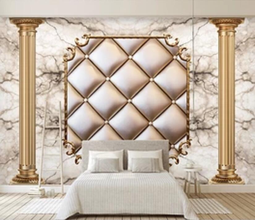 3D Square Geometry 943 Wall Murals Wallpaper AJ Wallpaper 2
