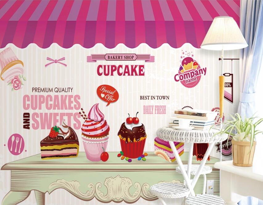 3D Ice Cream 1359 Food Wall Murals Wallpaper AJ Wallpaper 2