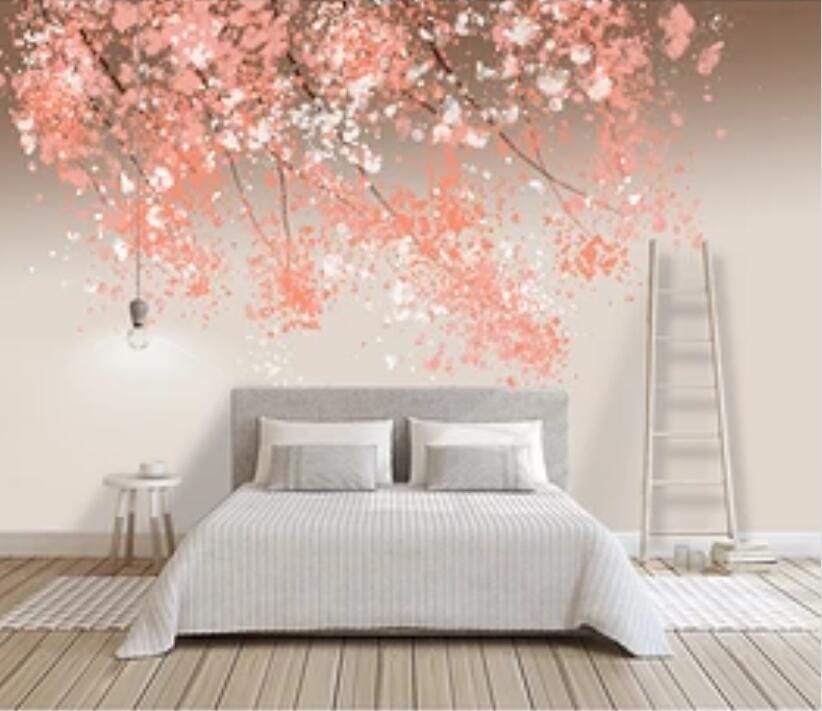 3D Pink Flowers 3072 Wall Murals Wallpaper AJ Wallpaper 2