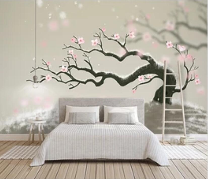 3D Pink Flowers 2061 Wall Murals Wallpaper AJ Wallpaper 2