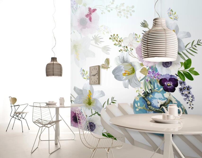 3D Flowers 1352 Wall Murals Wallpaper AJ Wallpaper 2