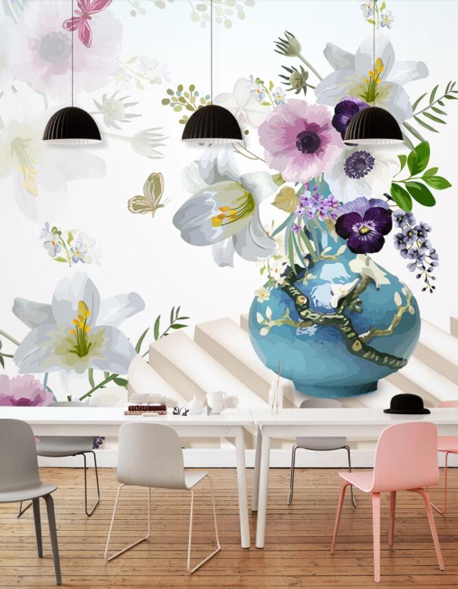 3D Flowers 1352 Wall Murals Wallpaper AJ Wallpaper 2