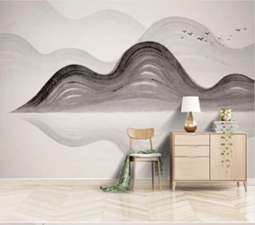 3D Mountain River 1926 Wall Murals Wallpaper AJ Wallpaper 2