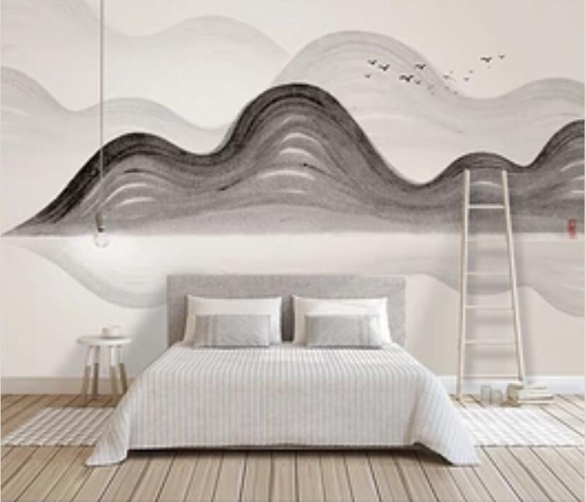 3D Mountain River 1926 Wall Murals Wallpaper AJ Wallpaper 2