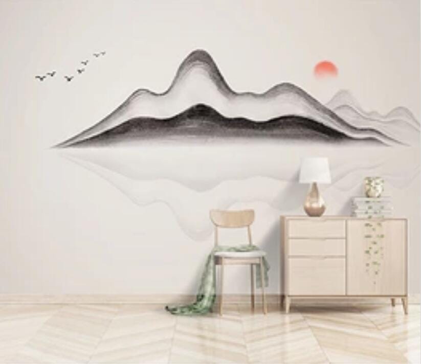 3D Ink Valley 2893 Wall Murals Wallpaper AJ Wallpaper 2
