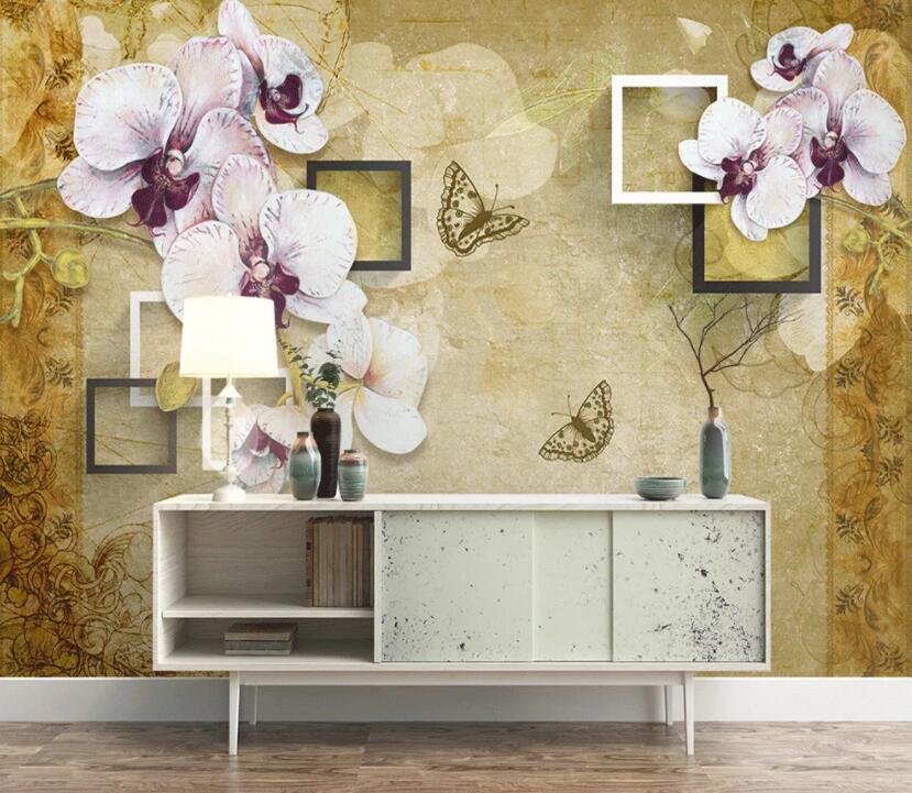 3D Square Pattern 1294 Wall Murals Wallpaper AJ Wallpaper 2