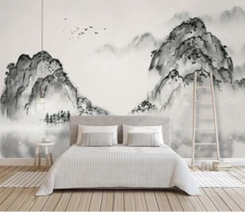 3D Black Valley 2850 Wall Murals Wallpaper AJ Wallpaper 2