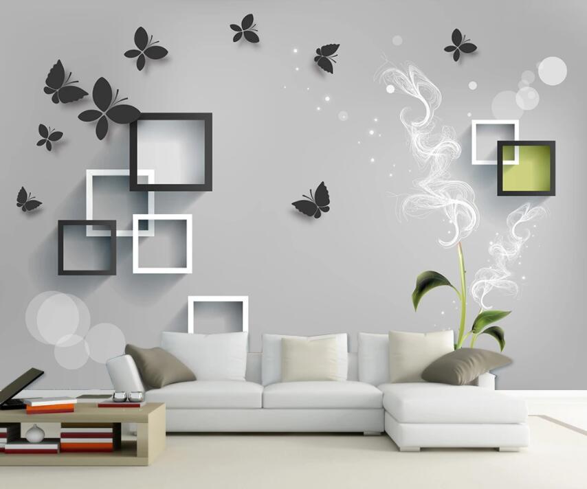 3D Square Pattern 1293 Wall Murals Wallpaper AJ Wallpaper 2