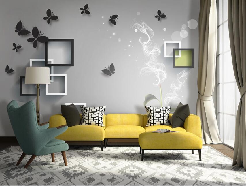 3D Square Pattern 1293 Wall Murals Wallpaper AJ Wallpaper 2
