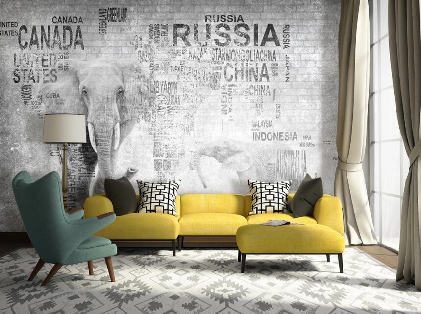 3D English Graffiti 1288 Wall Murals Wallpaper AJ Wallpaper 2