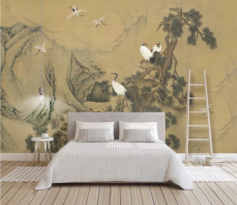 3D Misty Valley 1548 Wall Murals Wallpaper AJ Wallpaper 2