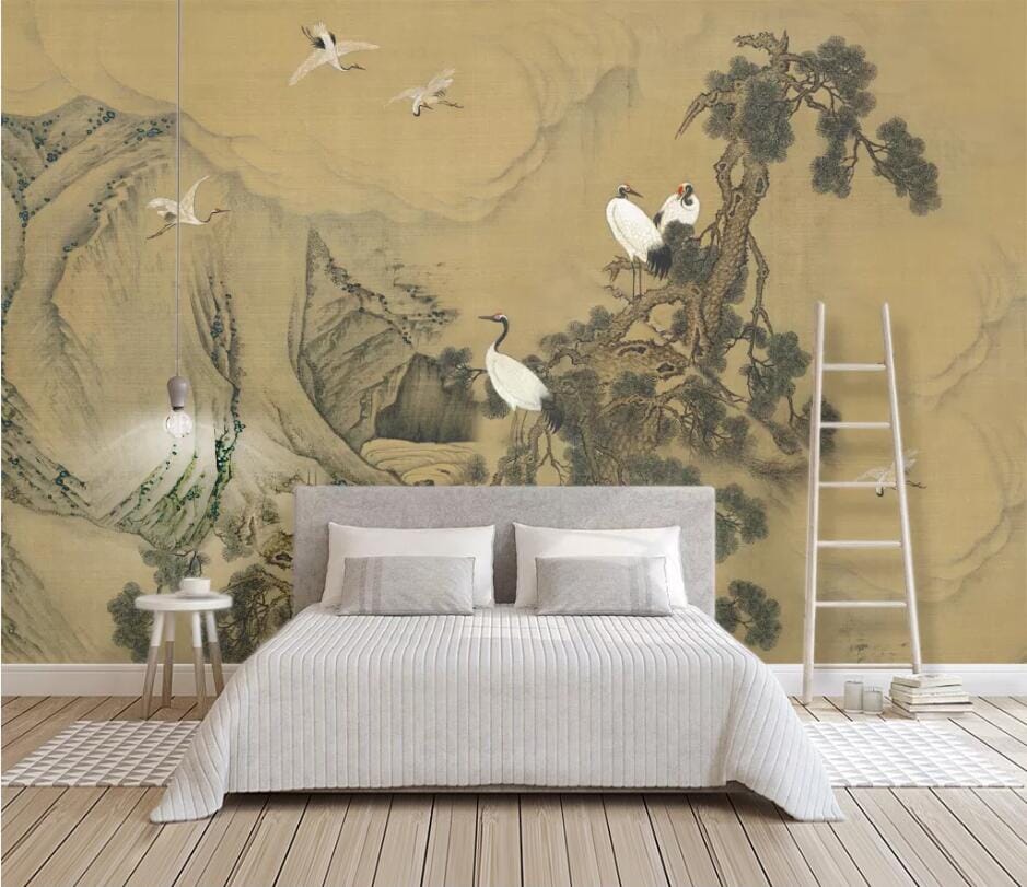 3D Black Mountain 2563 Wall Murals Wallpaper AJ Wallpaper 2