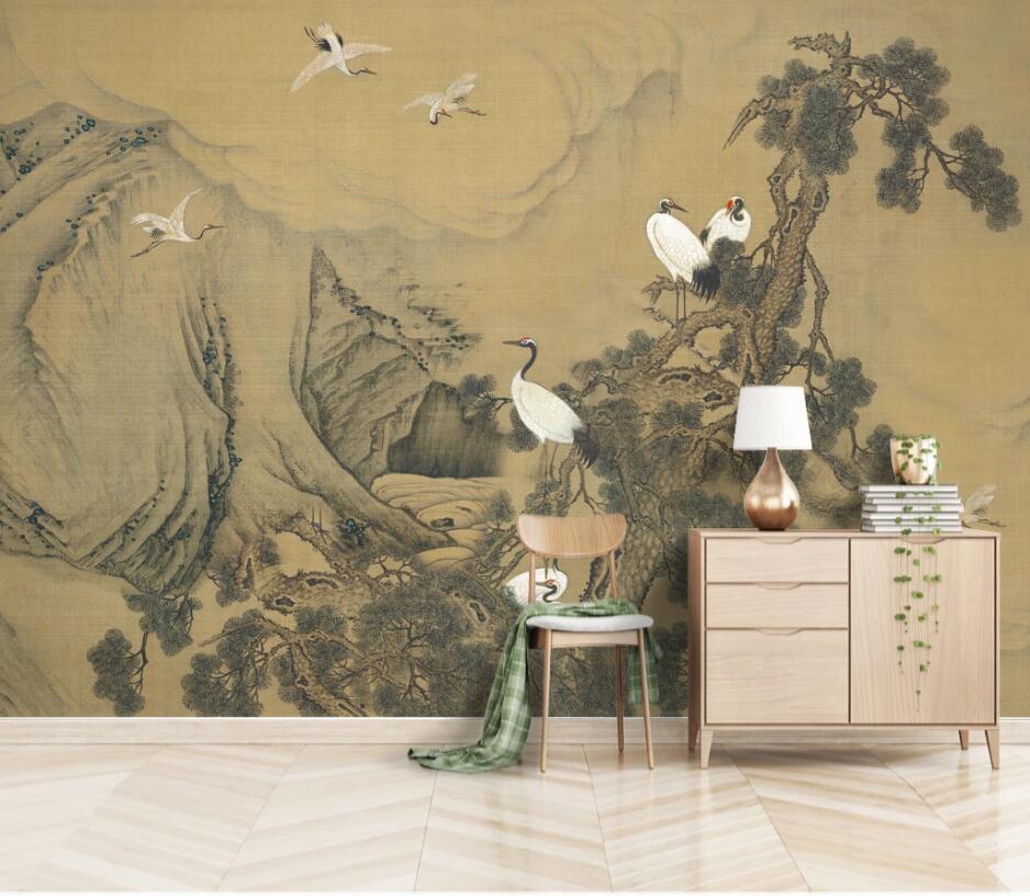 3D Misty Valley 1548 Wall Murals Wallpaper AJ Wallpaper 2