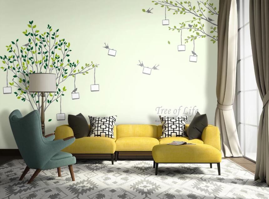 3D Green Tree 1220 Wall Murals Wallpaper AJ Wallpaper 2