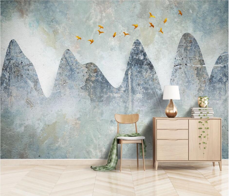 3D Misty Valley 1040 Wall Murals Wallpaper AJ Wallpaper 2