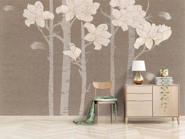 3D Tree 686 Wall Murals Wallpaper AJ Wallpaper 2