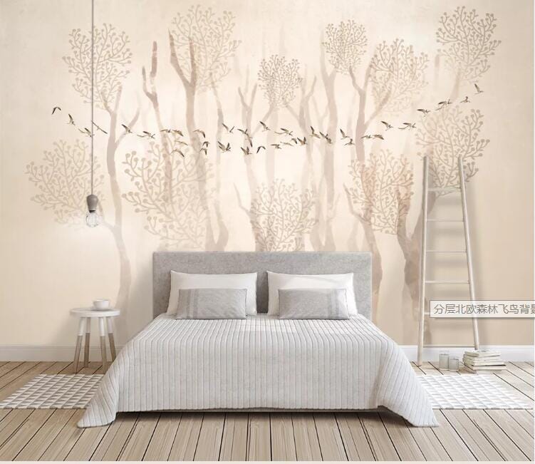 3D Tree Fawn 1986 Wall Murals Wallpaper AJ Wallpaper 2