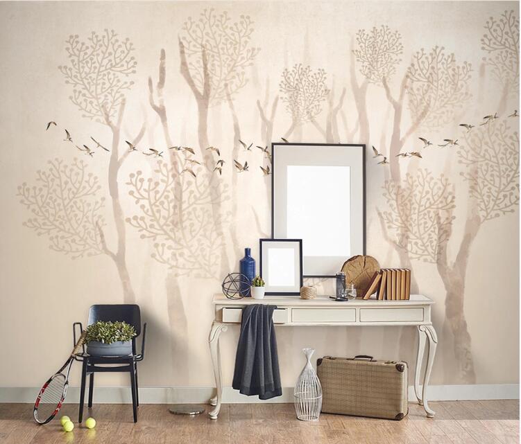 3D Misty Woods 664 Wall Murals Wallpaper AJ Wallpaper 2