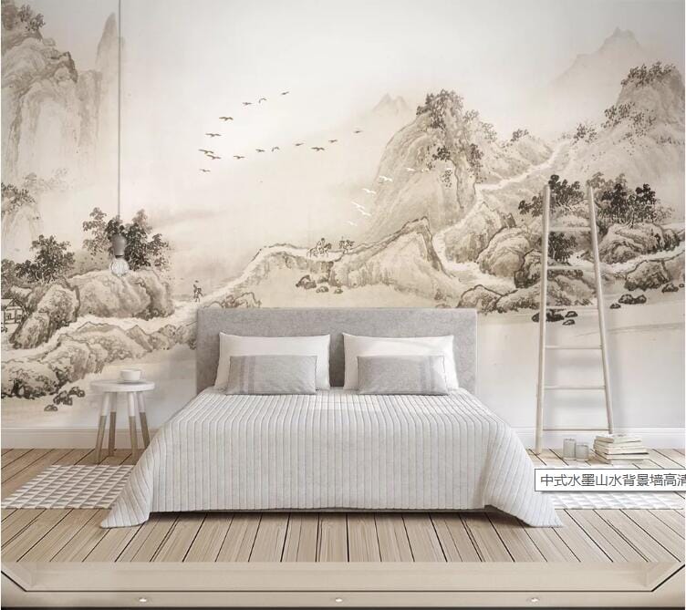 3D Valley Birds 1958 Wall Murals Wallpaper AJ Wallpaper 2