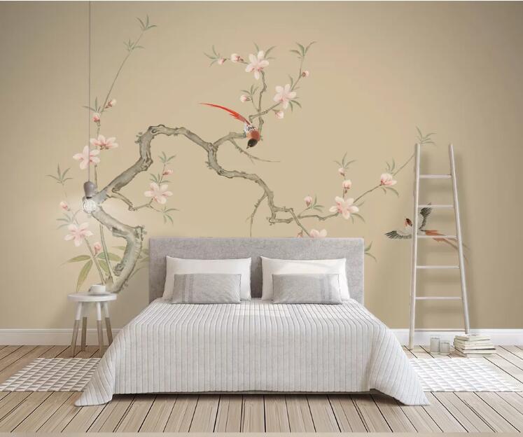 3D Tree Branch 532 Wall Murals Wallpaper AJ Wallpaper 2