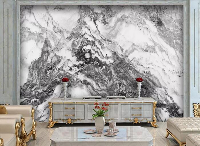 3D Black Pattern WC1043 Wall Murals Wallpaper AJ Wallpaper 2
