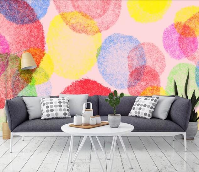 3D Color Circle WC1076 Wall Murals Wallpaper AJ Wallpaper 2