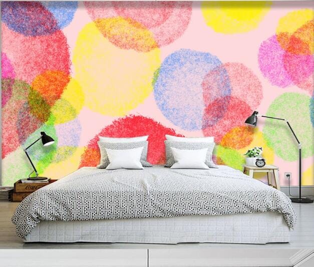 3D Color Circle WC1076 Wall Murals Wallpaper AJ Wallpaper 2