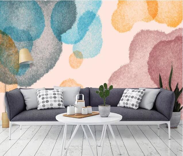 3D Blue Heart WC1074 Wall Murals Wallpaper AJ Wallpaper 2