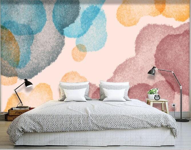 3D Blue Heart WC1074 Wall Murals Wallpaper AJ Wallpaper 2