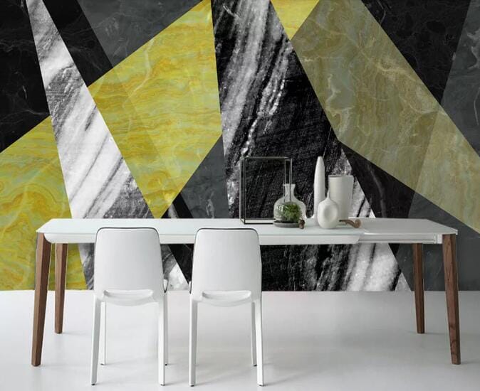 3D Black Triangle WC1065 Wall Murals Wallpaper AJ Wallpaper 2