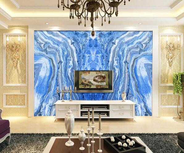 3D Blue Texture WC290 Wall Murals Wallpaper AJ Wallpaper 2