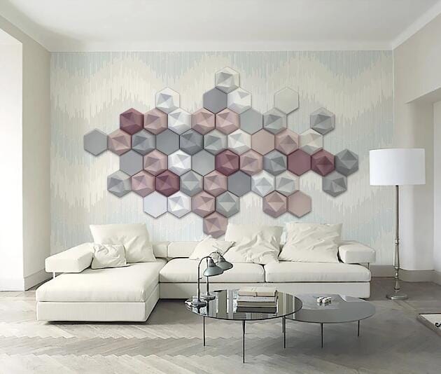 3D Brick Rhombus WC163 Wall Murals Wallpaper AJ Wallpaper 2