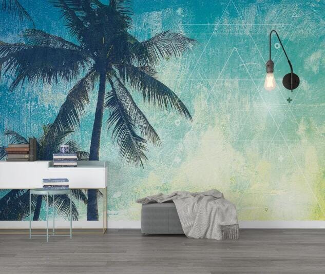 3D Coconut Tree WC611 Wall Murals Wallpaper AJ Wallpaper 2