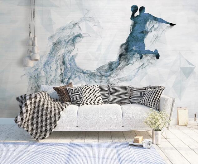 3D Draw Athletes WC2529 Wall Murals