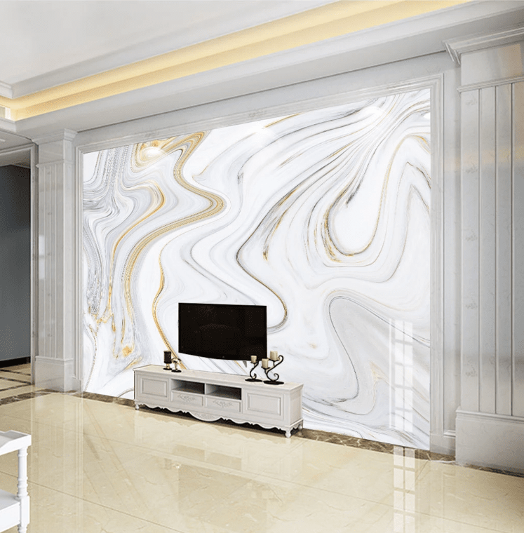 3D Silver Current WC651 Wall Murals Wallpaper AJ Wallpaper 2