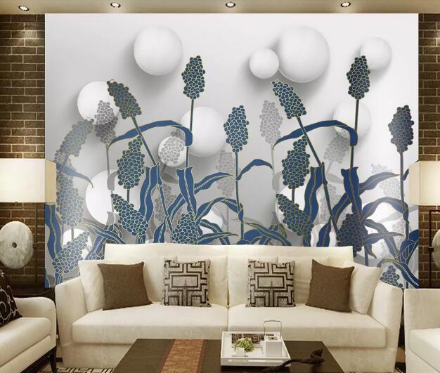 3D Swaying Grass WC1153 Wall Murals