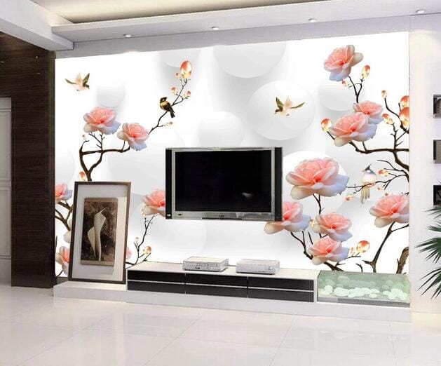 3D Asuka Flower WC442 Wall Murals Wallpaper AJ Wallpaper 2