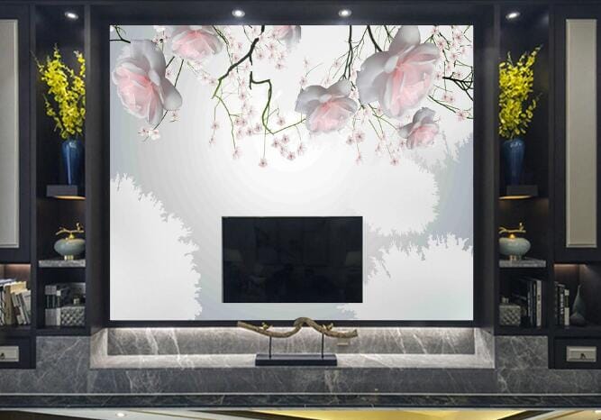 3D Sunshine Flower WC429 Wall Murals Wallpaper AJ Wallpaper 2