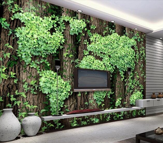 3D Map Leaf WC144 Wall Murals Wallpaper AJ Wallpaper 2
