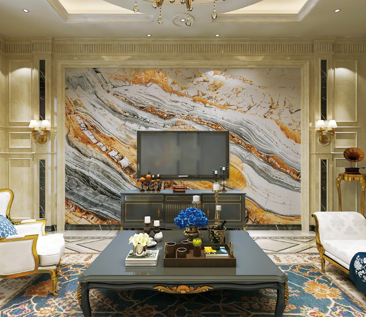 3D Stone Land WC1644 Wall Murals